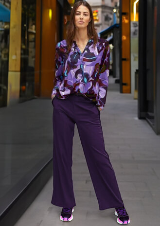 Gabardine Terlenka Stretch (schwer) WT100 - lila