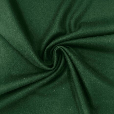 Tissu pour manteau en laine KW23 - vert bouteille clair