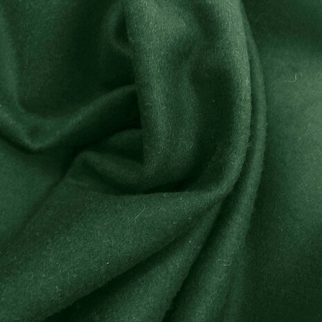 Wool Coat Fabric KW23 - light bottle green