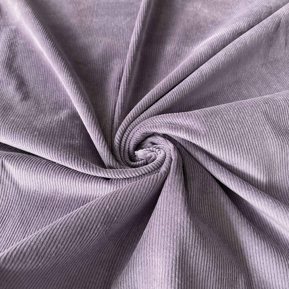 Velours côtelé coton stretch AB38 - mauve Velours côtelé coton stretch AB38 - mauve