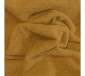 NJ COUPON - Boiled Wool Uni CW19 - honey yellow 70X150CM