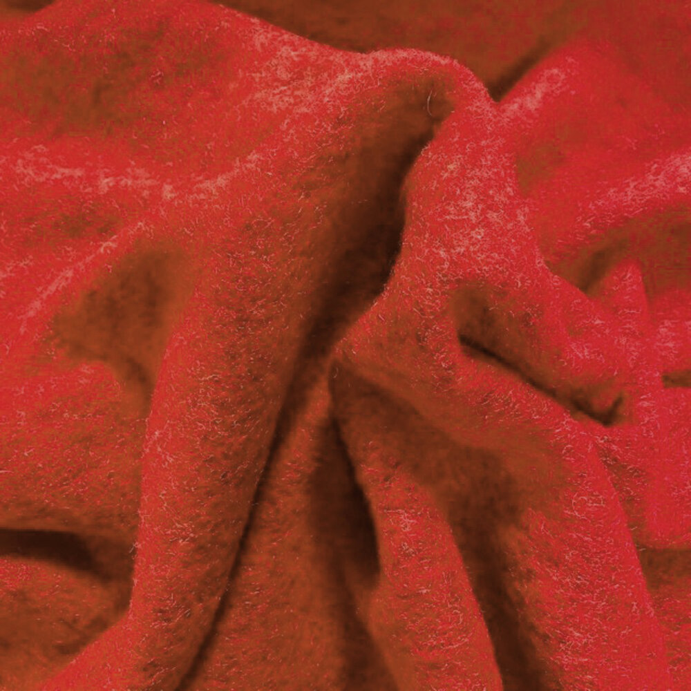 Boiled Wool Uni CW21 - brick