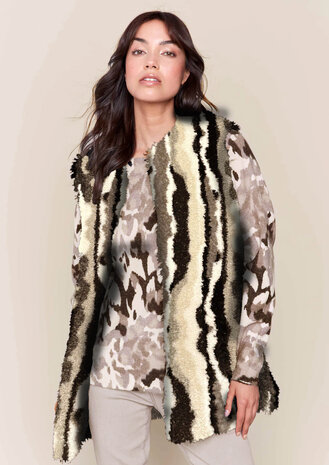 Imitatie Bont W231 - zwart Imitatie Bont W231 - zwart