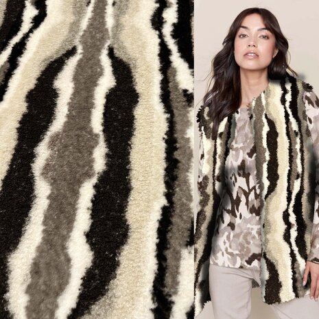 Imitation Fur W231 - black Imitation Fur W231 - black