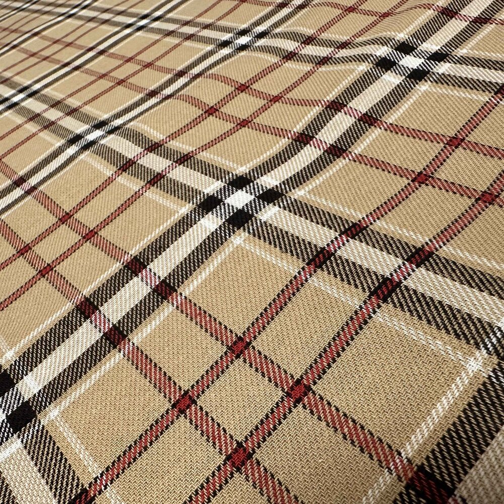Gabardine Tartan 4842 - beige