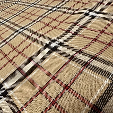 Gabardine Tartan 4842 - beige