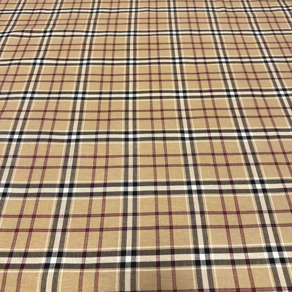 Gabardine Tartan 4842 - beige