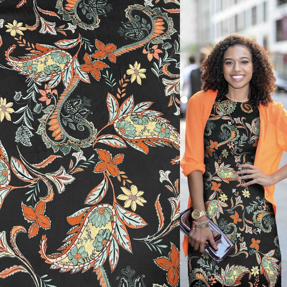 Viscose Satin Inkjet 3476