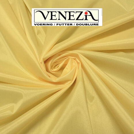 Venezia Stretch Voering AS12- licht geel Venezia Stretch Voering AS12- licht geel