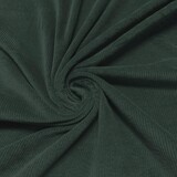 NJ COUPON - Velours Côtelé Coton Stretch AB36 - vert bouteilles 70X140CM