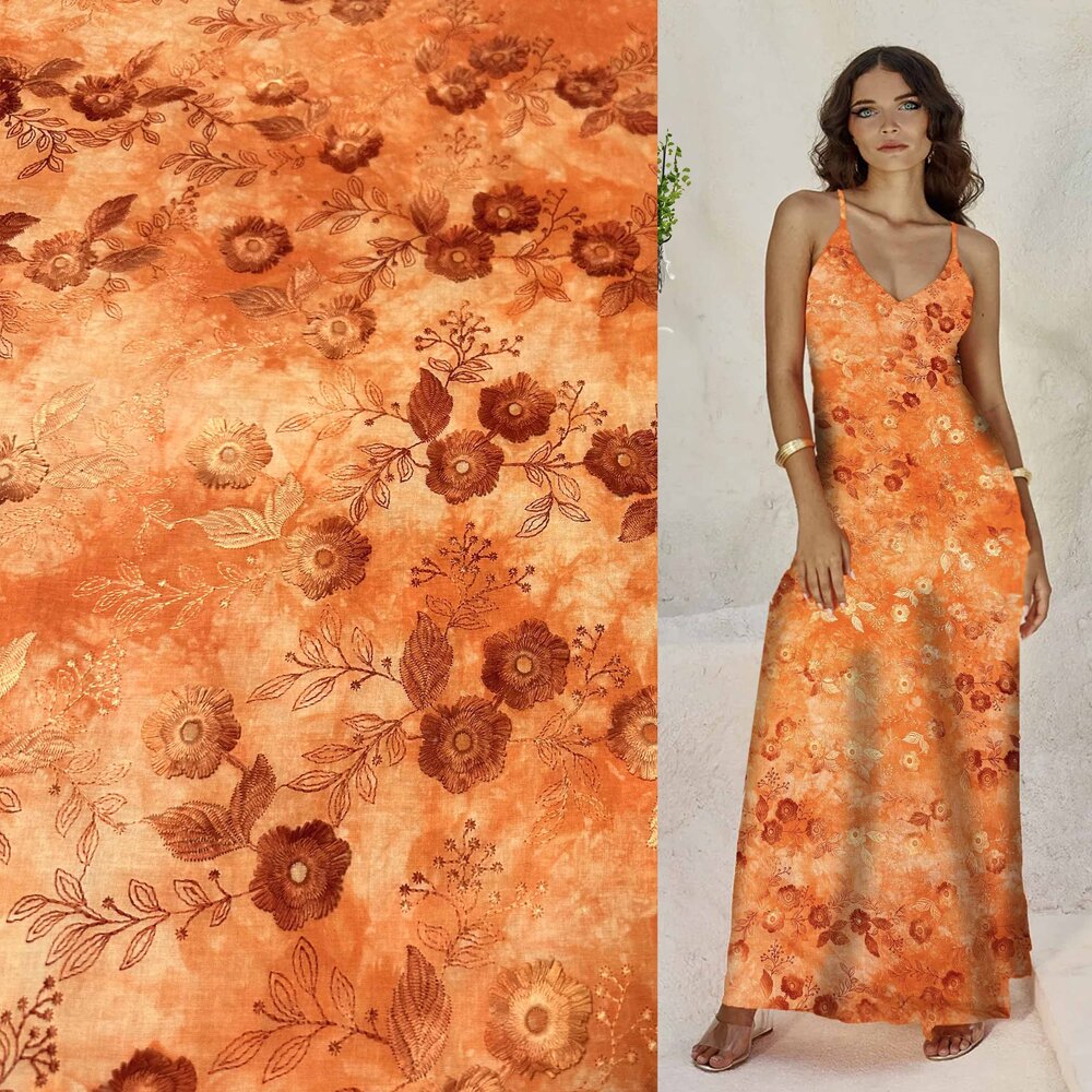 Cotton Batiste Embroidered 4883 Cotton Batiste Embroidered 4883