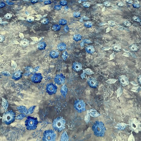 Katoen Batist Geborduurd 4884 Katoen Batist Geborduurd 4884