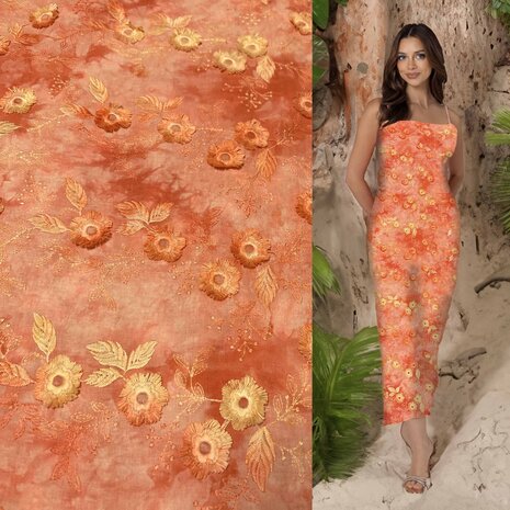 Cotton Batiste Embroidered 4885 Cotton Batiste Embroidered 4885