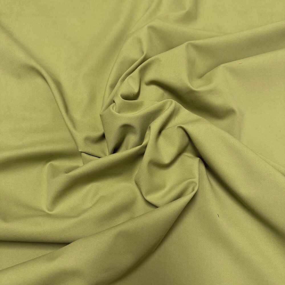 Coton Stretch 4909 - vert olive Coton Stretch 4909 - vert olive