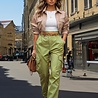 Coton Stretch 4909 - vert olive Coton Stretch 4909 - vert olive