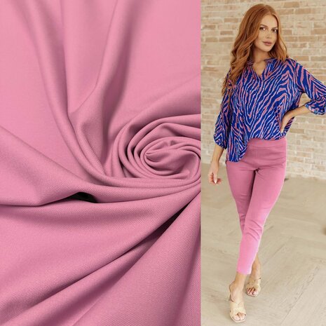 Terlenka bi-stretch 4917 - pink