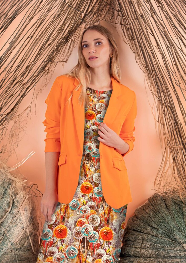 Jet d'encre en lin et viscose 4878