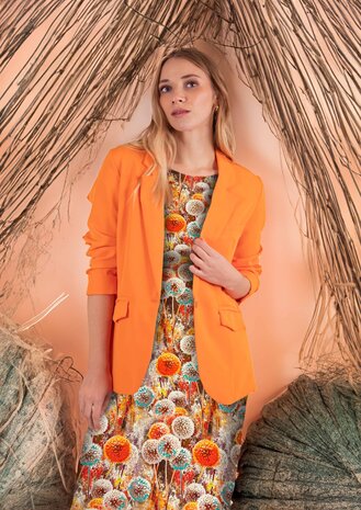 Jet d'encre en lin et viscose 4878