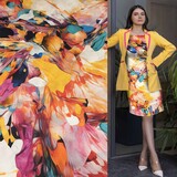 Jet d'encre en soie extensible 4962