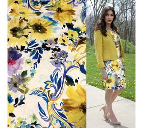 Jet d'encre en viscose extensible 4967 Jet d'encre en viscose extensible 4967