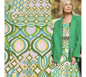 Jet d'encre en lin et viscose 4971