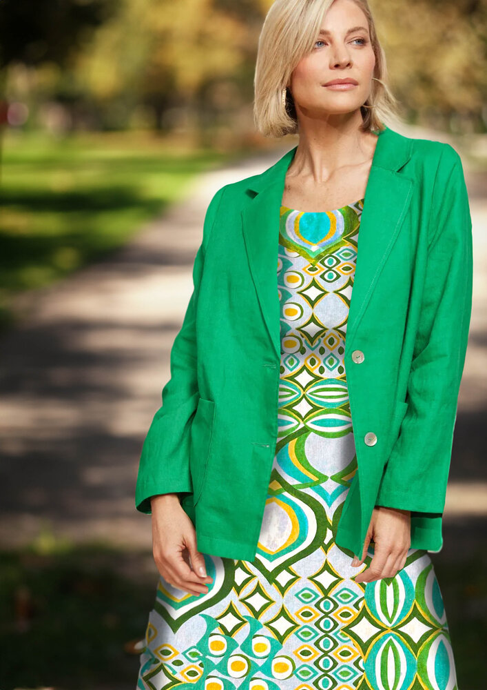 Jet d'encre en lin et viscose 4971