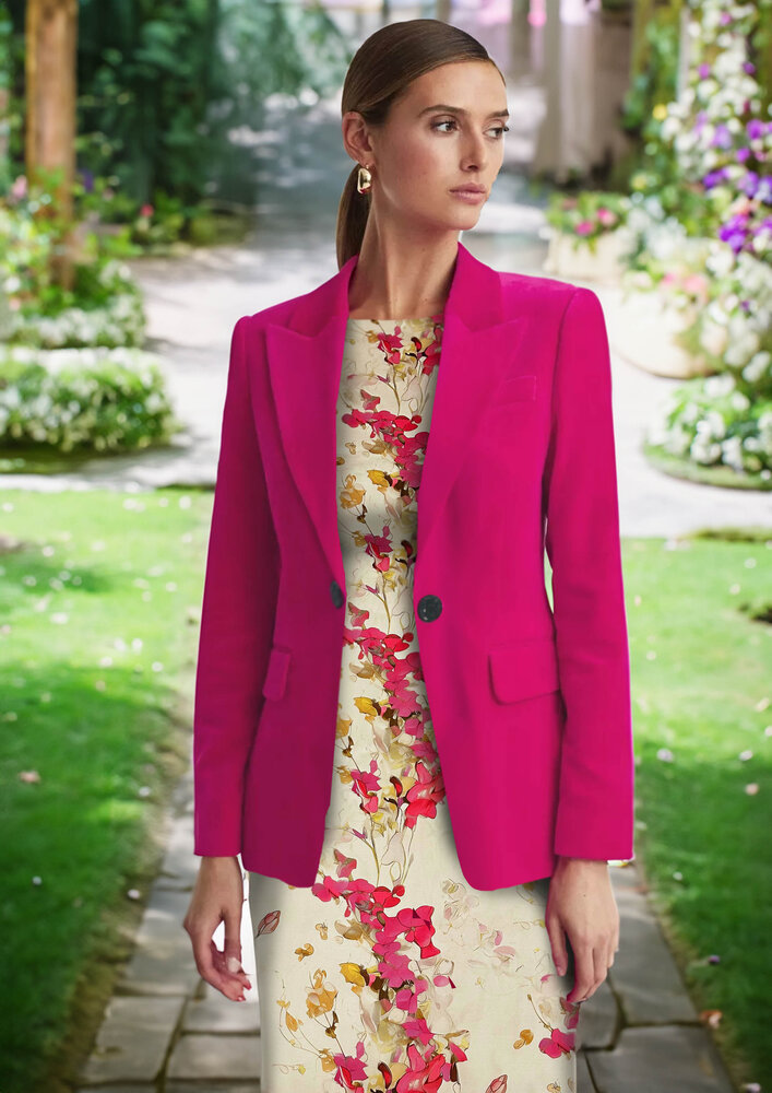 Jet d'encre en viscose extensible 4978