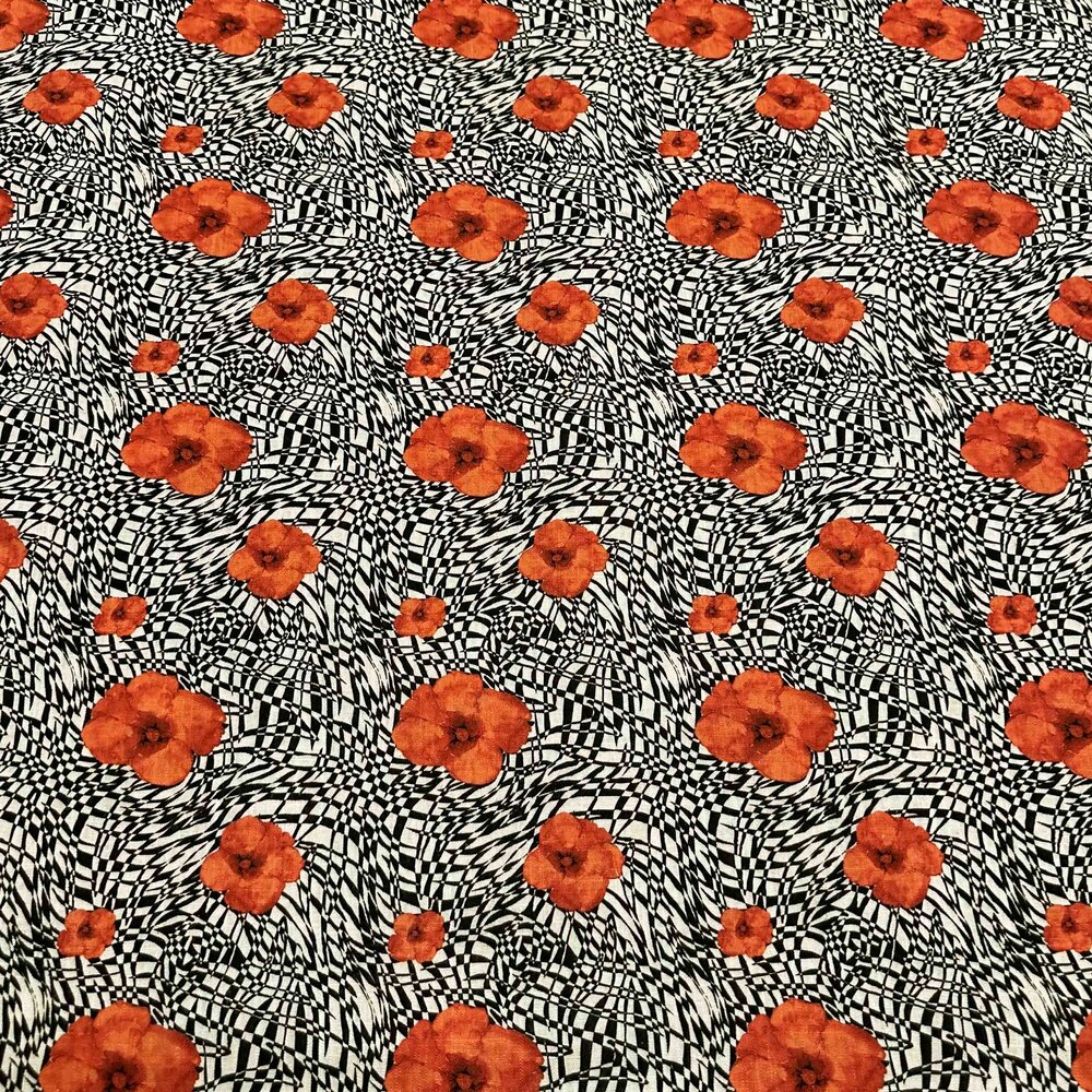 Jet d'encre en lin et viscose 4987 Jet d'encre en lin et viscose 4987