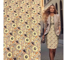 Jet d'encre en lin et viscose 4988 Jet d'encre en lin et viscose 4988