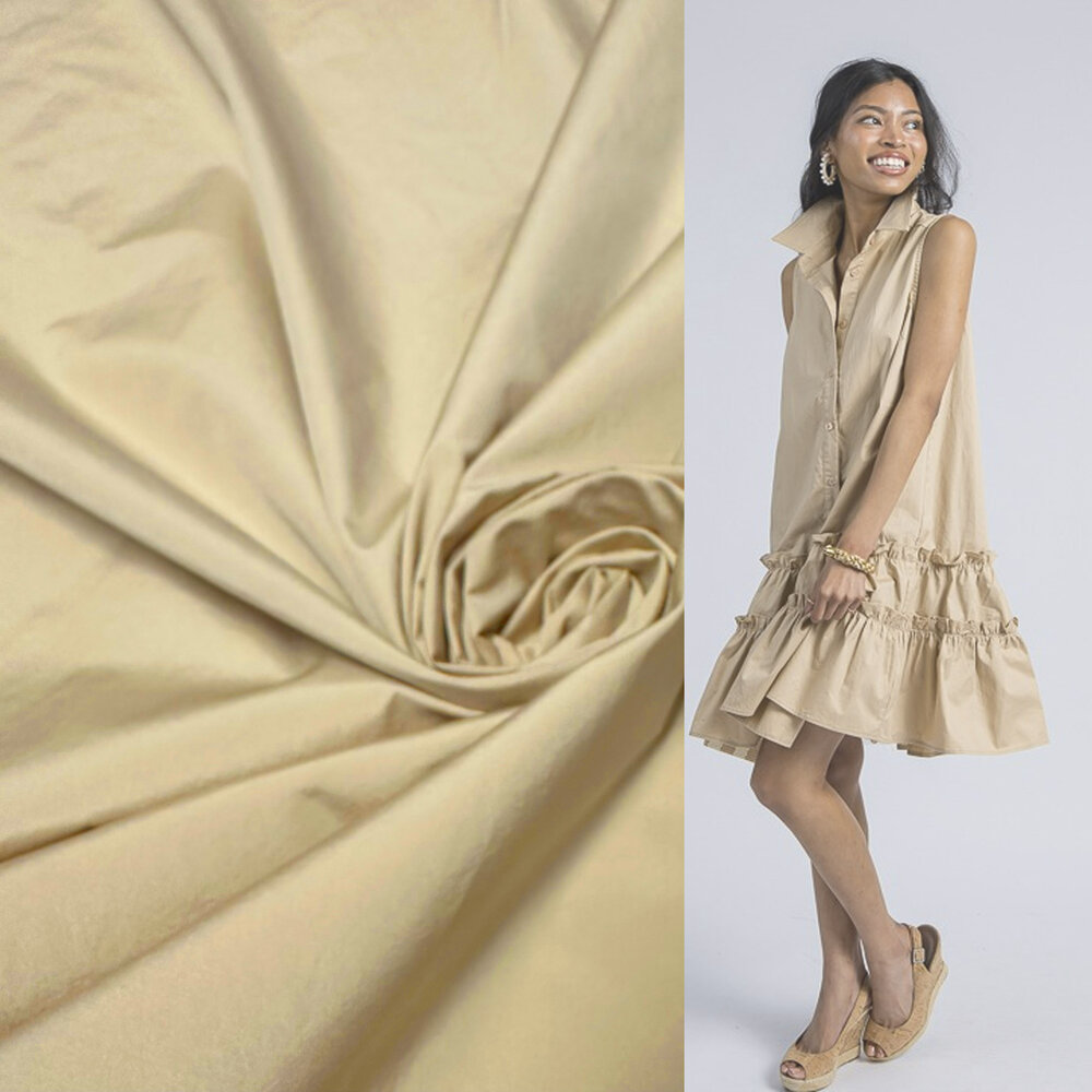 Poplin 4989 - beige Poplin 4989 - beige