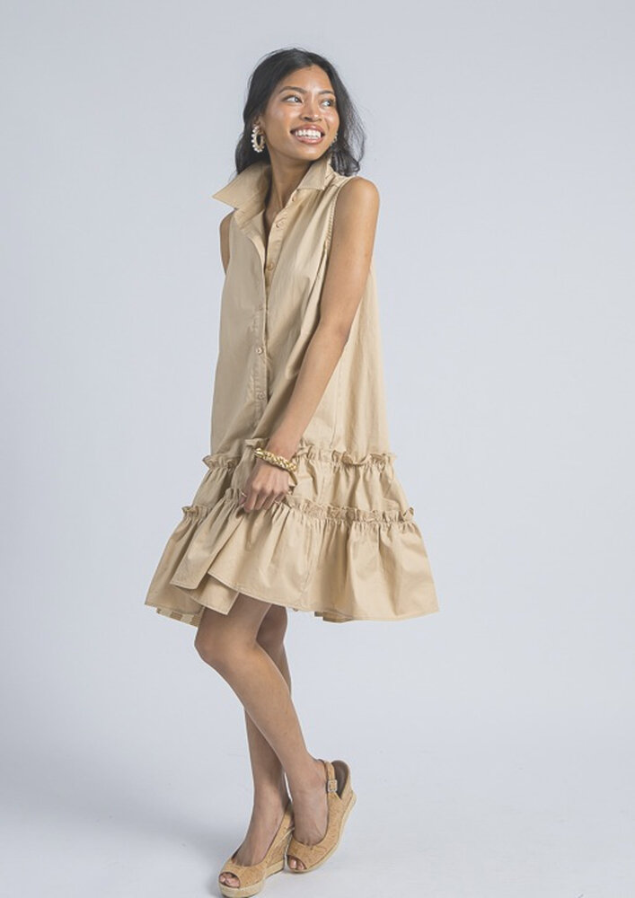 Poplin 4989 - beige Poplin 4989 - beige