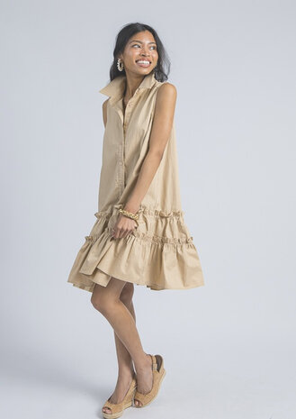 Popeline 4989 - beige Popeline 4989 - beige