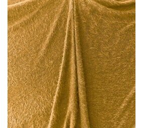 NJ COUPON– Fluffy Kreisel Melange FB02 – Ockergelb 180X150CM