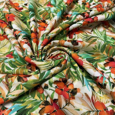 Jet d'encre en lin et viscose 4995