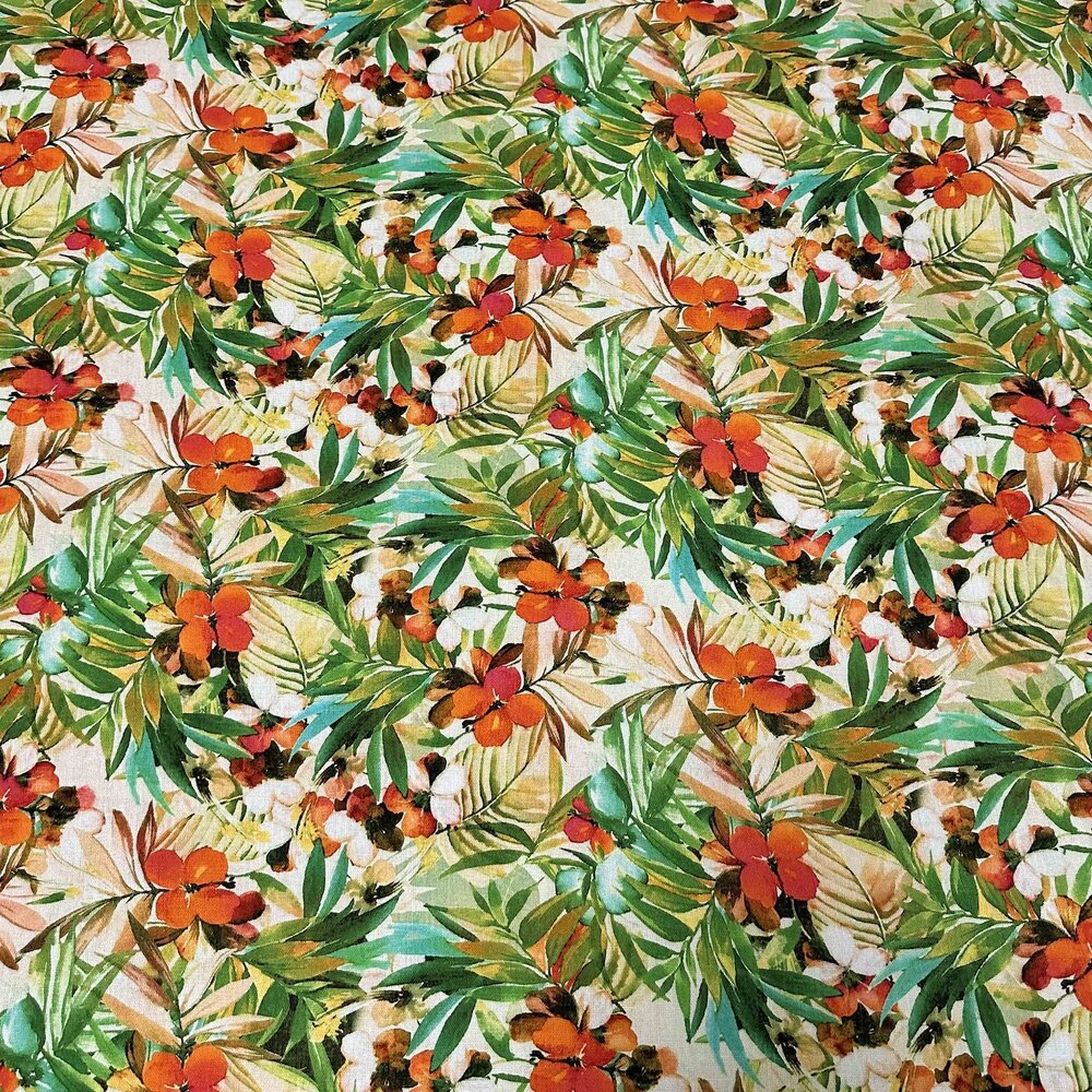 Jet d'encre en lin et viscose 4995