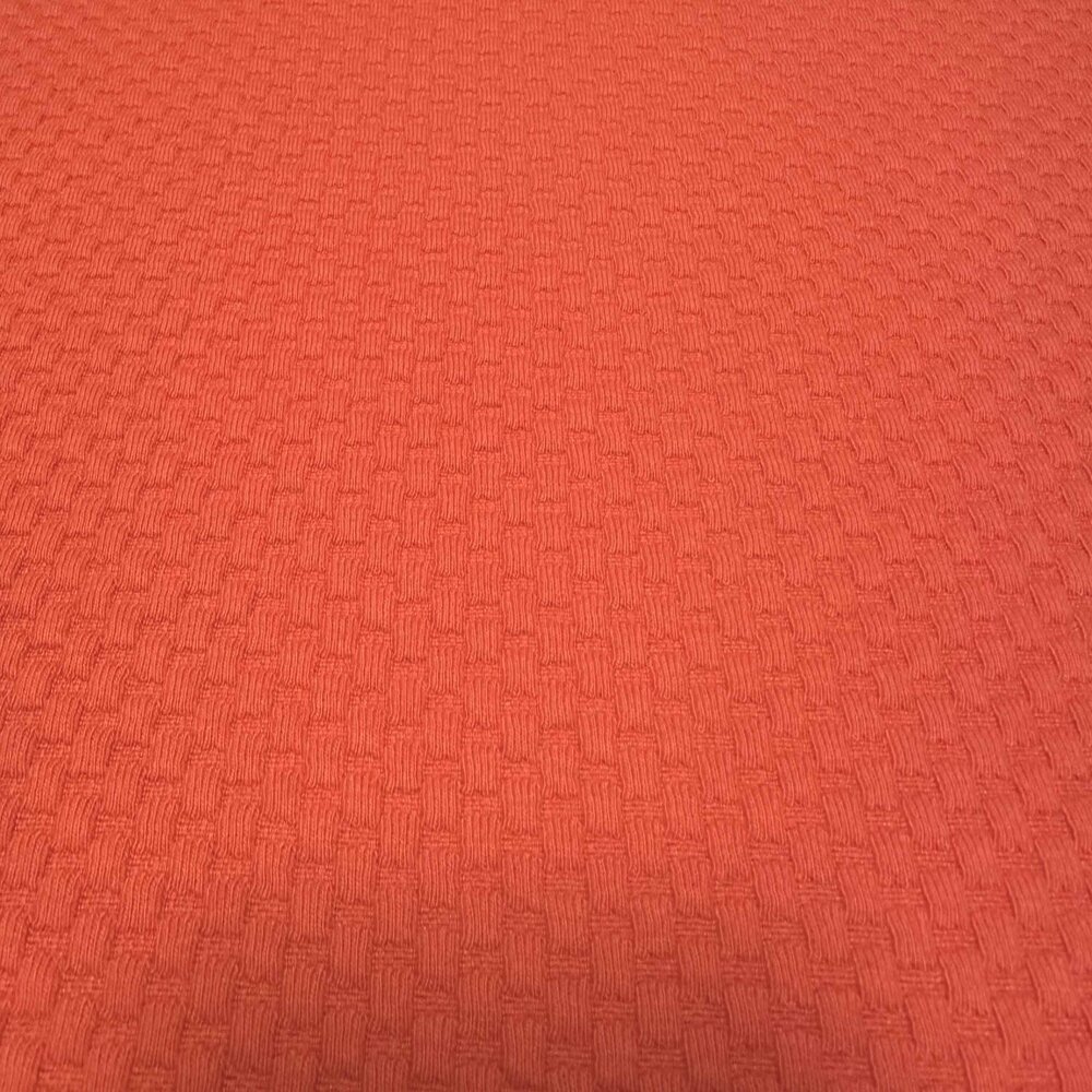 Tricot extensible à structure gaufrée 4997 - rouge Tricot extensible à structure gaufrée 4997 - rouge