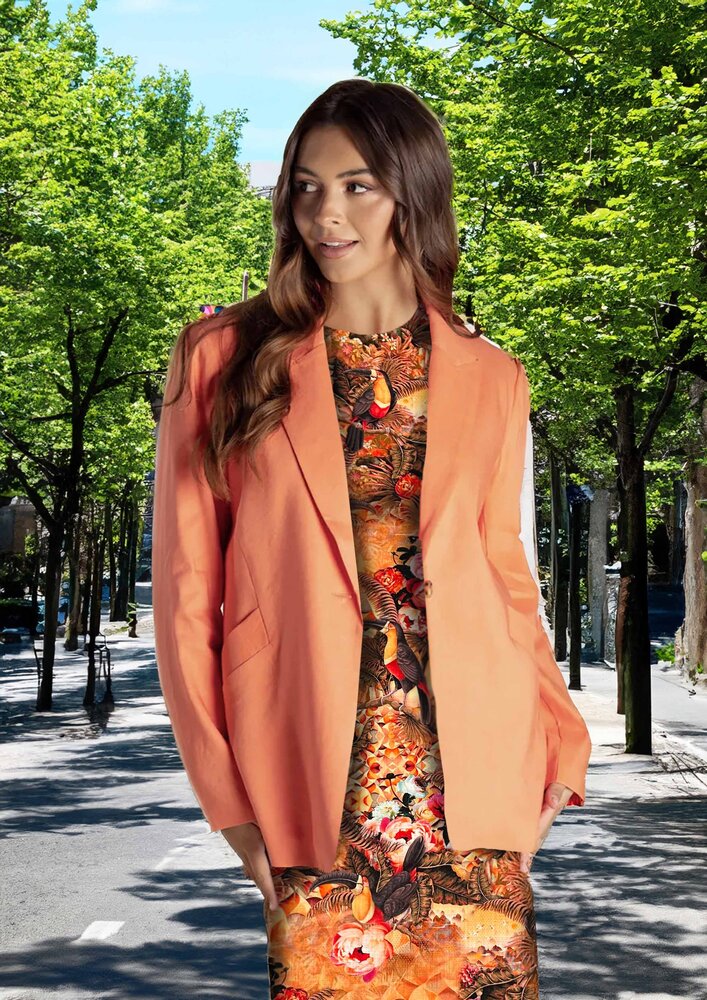 Lin Viscose Jet d'encre 4865