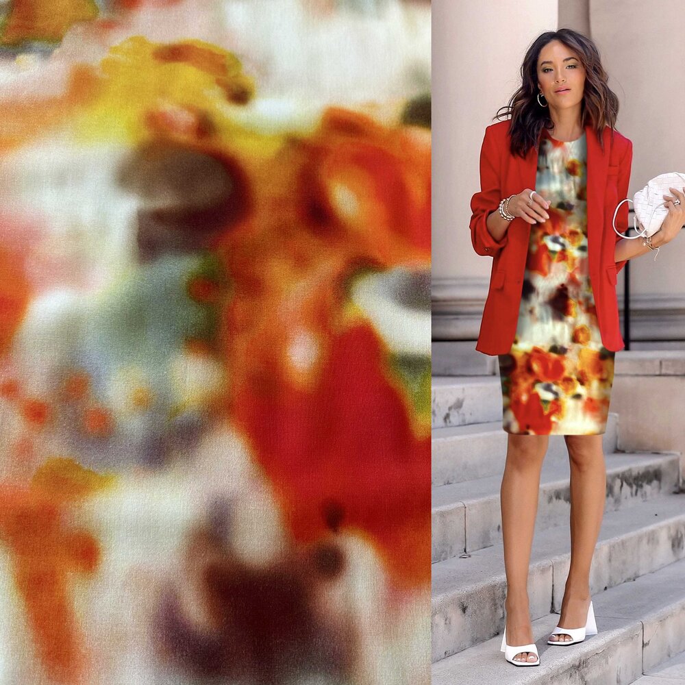 Popeline de viscose extensible 5003 Popeline de viscose extensible 5003