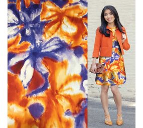 Viscose stretch jet d'encre 5005 Viscose stretch jet d'encre 5005