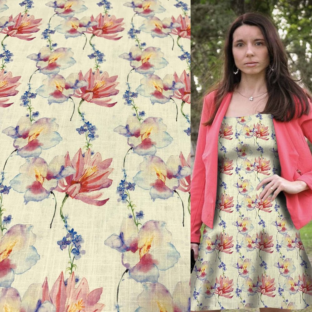 Linen Viscose Inkjet 4875