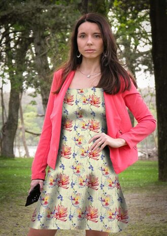 Lin Viscose Jet d'encre 4875