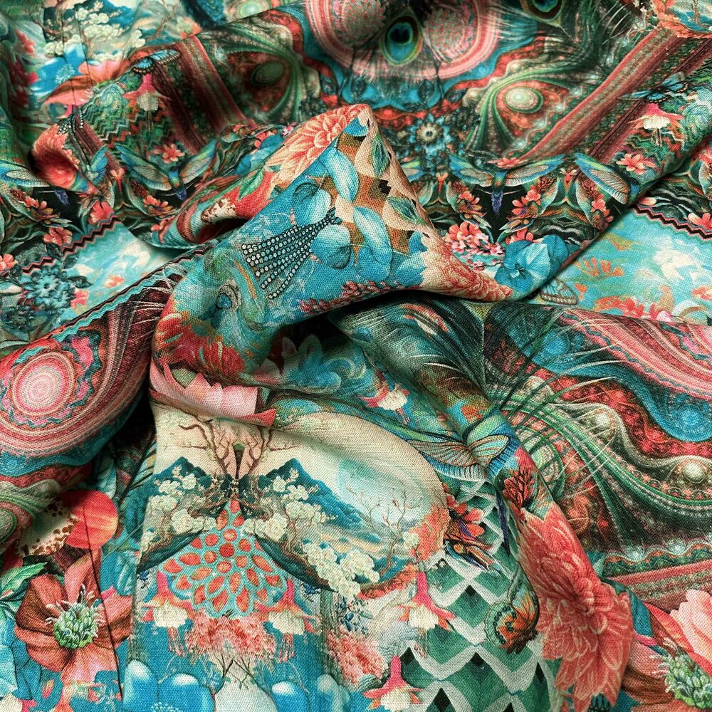 Linen Viscose Inkjet 4863 Linen Viscose Inkjet 4863