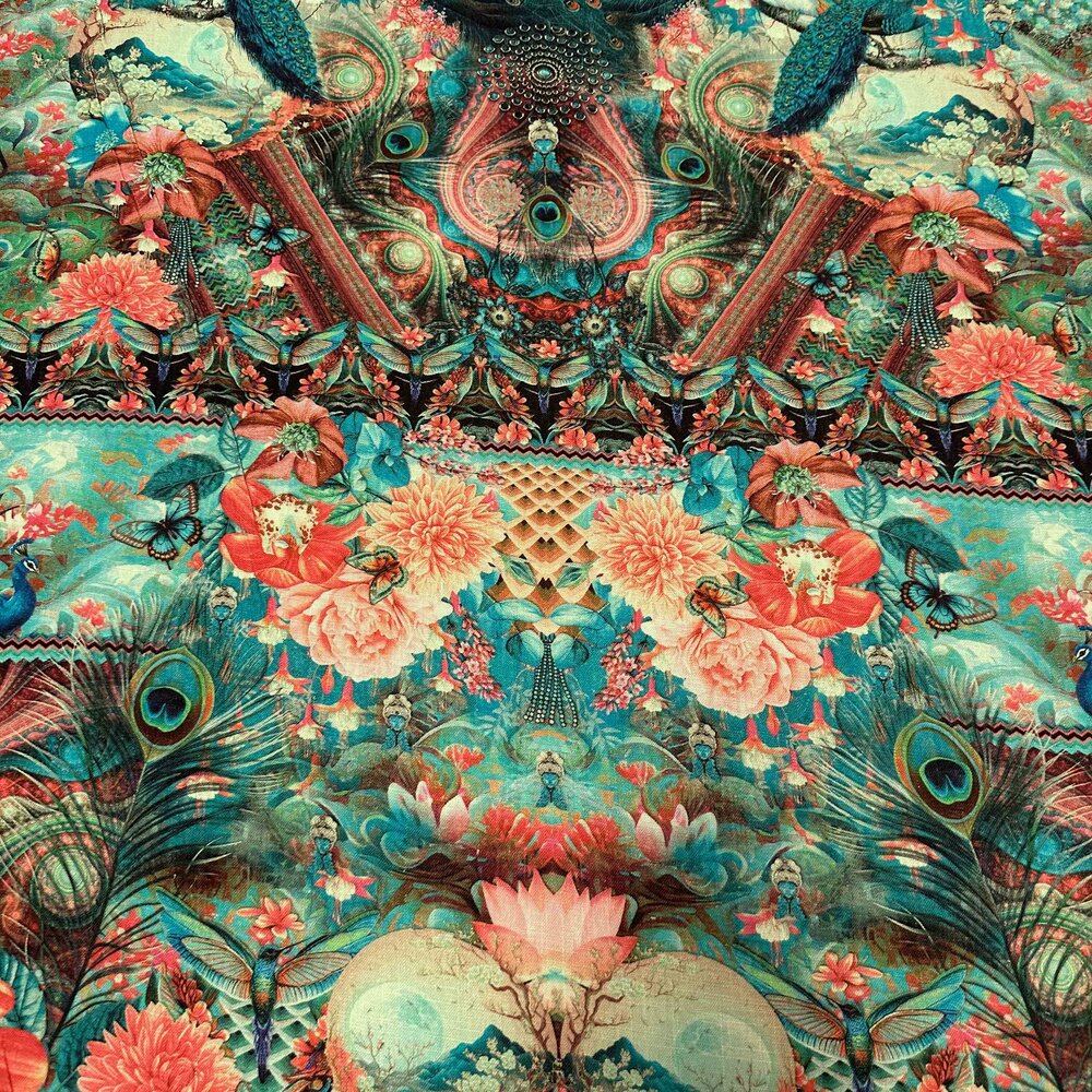 Linnen Viscose Inkjet 4863 Linnen Viscose Inkjet 4863