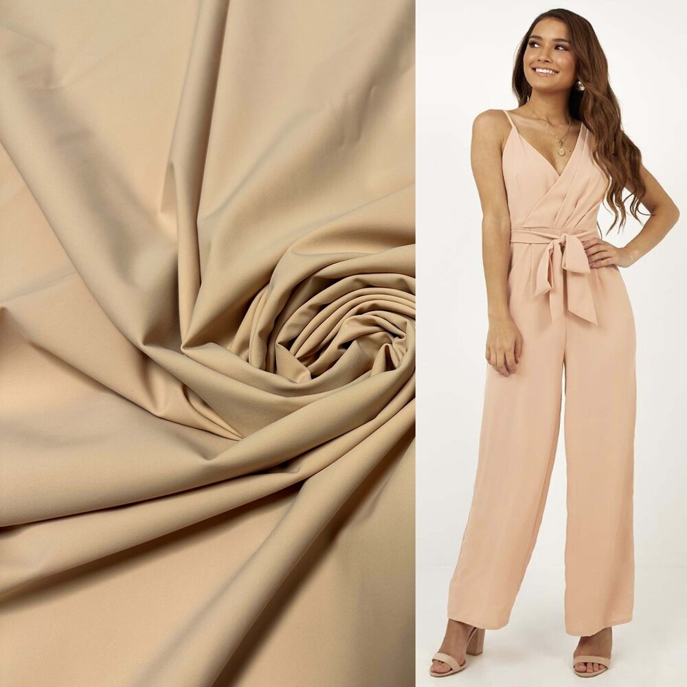 Italian Travel Stretch Jersey J28 - licht roze