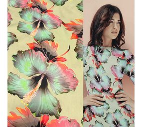 Viscose stretch jet d'encre 5028 Viscose stretch jet d'encre 5028