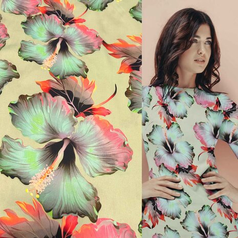 Viscose stretch jet d'encre 5028 Viscose stretch jet d'encre 5028