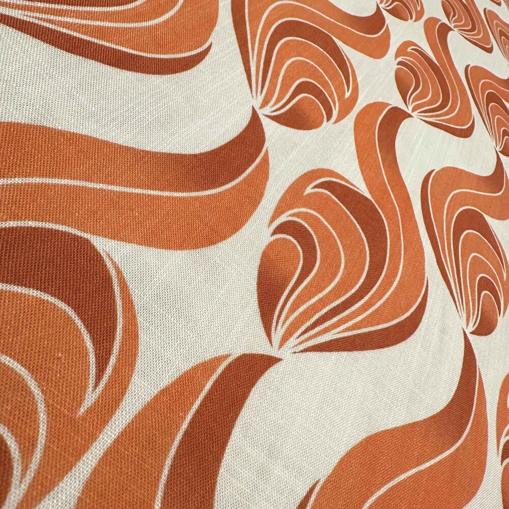 Viscose aspect lin jet d'encre 5029