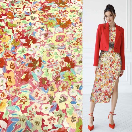 Linen Viscose Inkjet 5035