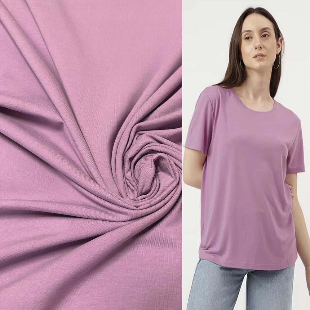 Cotton Jersey 5069 - lilac pink Cotton Jersey 5069 - lilac pink