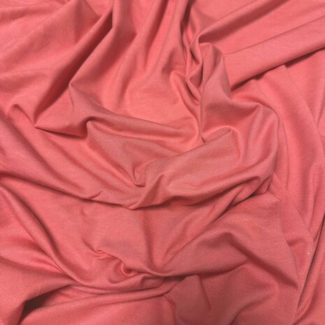 Jersey viscose 5077 - rose corail Jersey viscose 5077 - rose corail